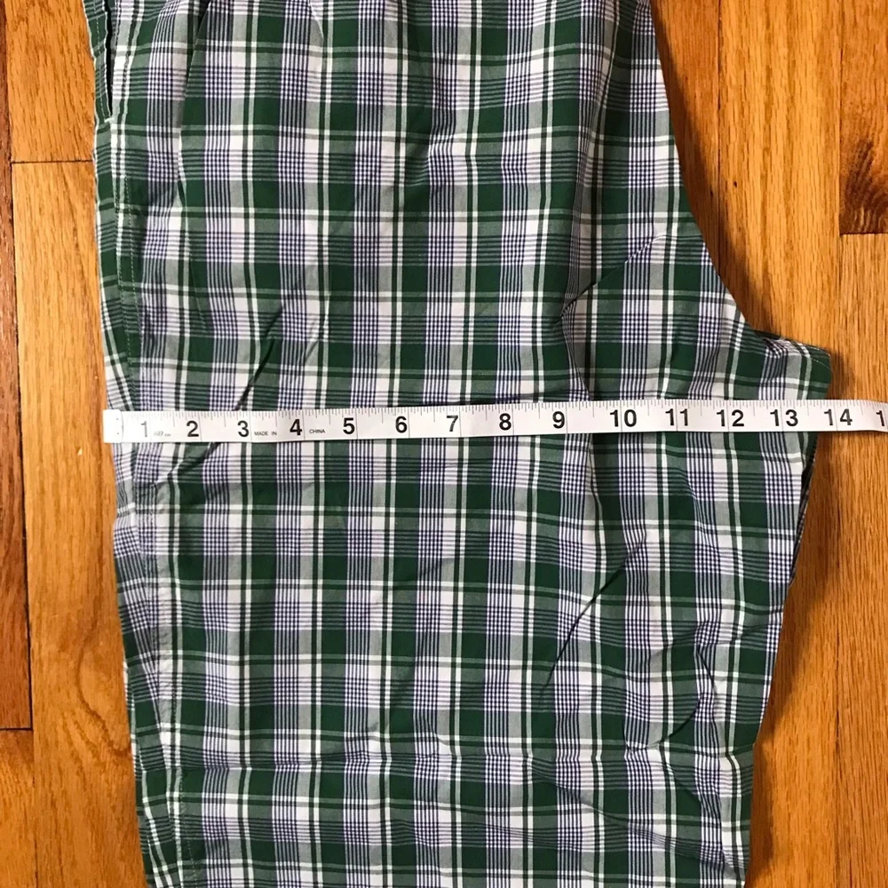 Brooks Brothers Pajama Pants Green Plaid Medium
